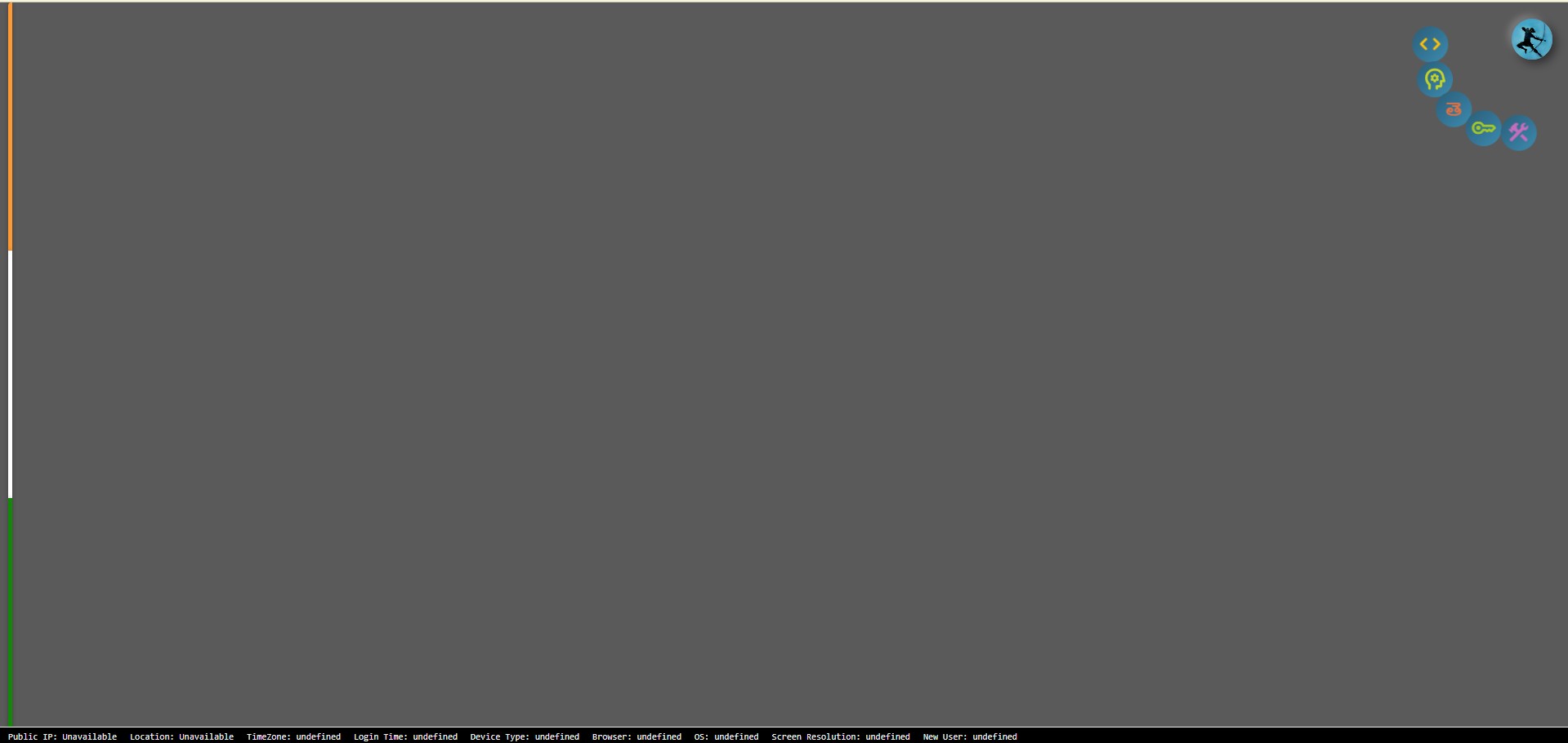 Corner Radial Menu